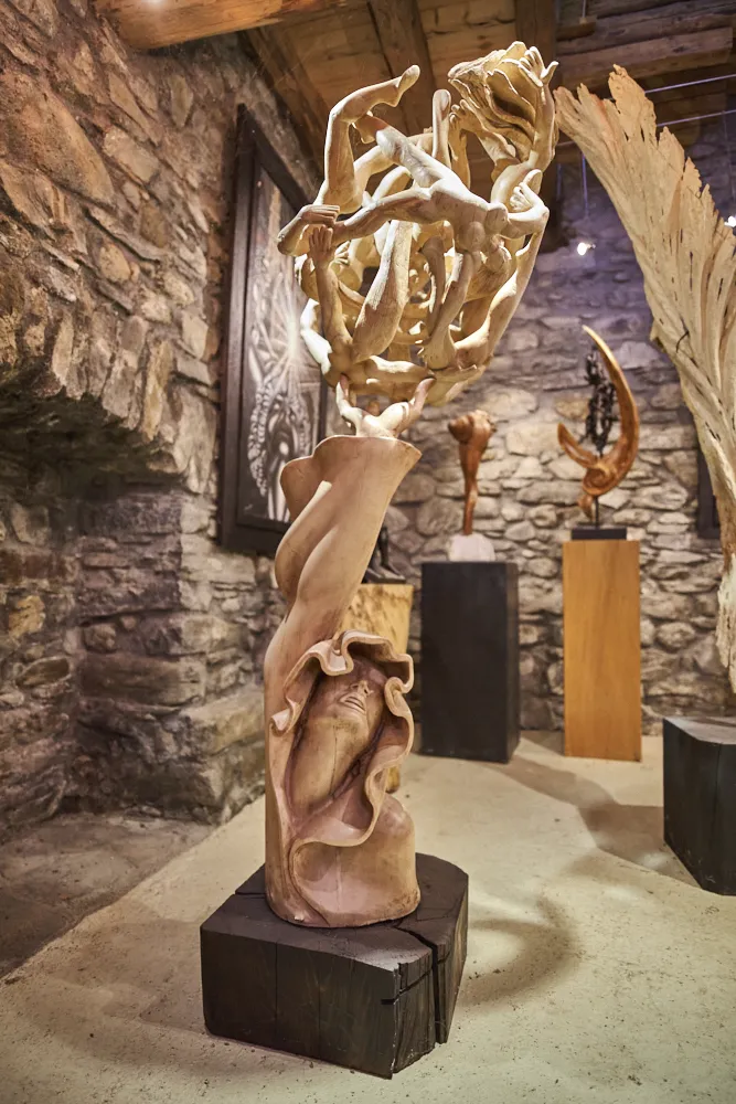 Sculpture de Bruno Barbieri, bois